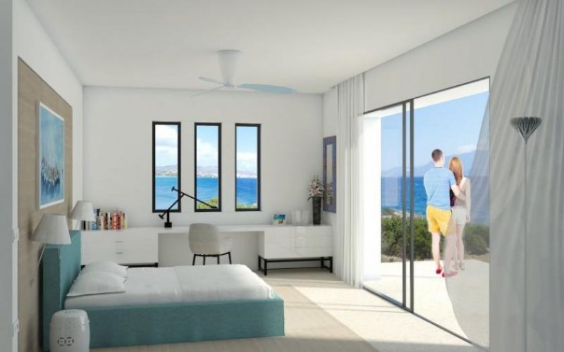 Ammoudara, Agios Nikolaos, Lasithi, Kreta 5-Schlafzimmer-Villa direkt am Meer, neben Sandstrand Haus kaufen