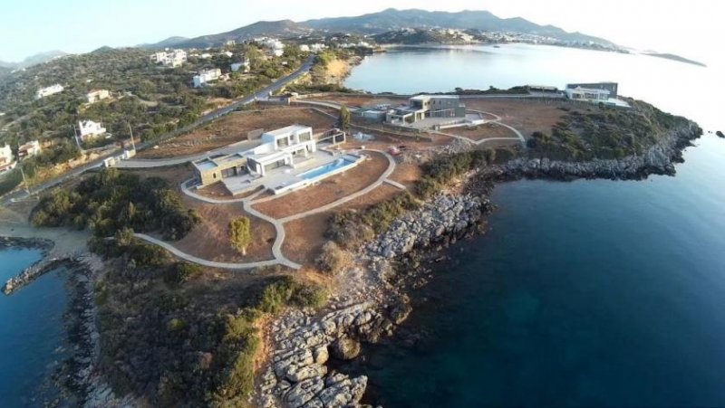 Ammoudara, Agios Nikolaos, Lasithi, Kreta 5-Schlafzimmer-Villa direkt am Meer, neben Sandstrand Haus kaufen