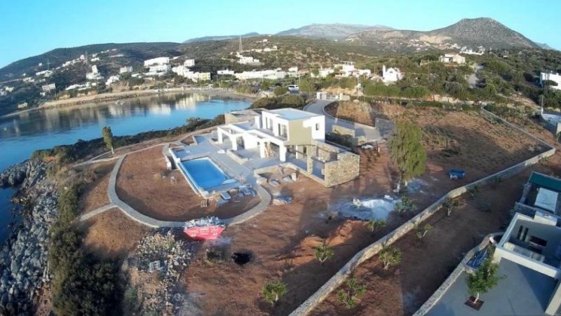 Ammoudara, Agios Nikolaos, Lasithi, Kreta 5-Schlafzimmer-Villa direkt am Meer, neben Sandstrand Haus kaufen