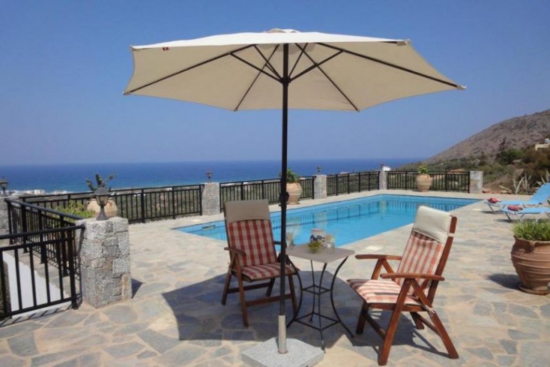 Milatos, Agios Nikolaos, Lasithi, Kreta Moderne, geräumige Villa mit 3 Schlafzimmern mit wunderschönem, unverbautem Meerblick Haus kaufen