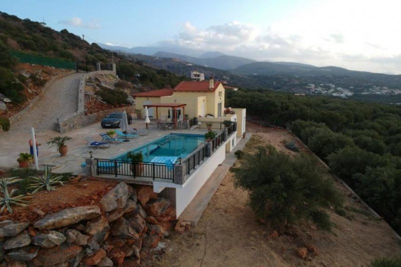 Milatos, Agios Nikolaos, Lasithi, Kreta Moderne, geräumige Villa mit 3 Schlafzimmern mit wunderschönem, unverbautem Meerblick Haus kaufen