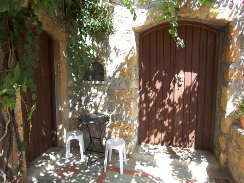 Sissi, Neapolis, Lasithi, Kreta Traditionelles Steinhaus mit Innenhof und Blick aufs Meer, 200 m vom Strand Haus kaufen