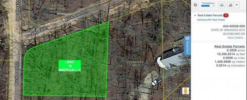 Williford 434--00029 - Land in Amerika grosses Eck-Baugrundstück 0.35 acres- 1,426.00m2 direkt von Eigentümer in Seenähe und Stadtnähe