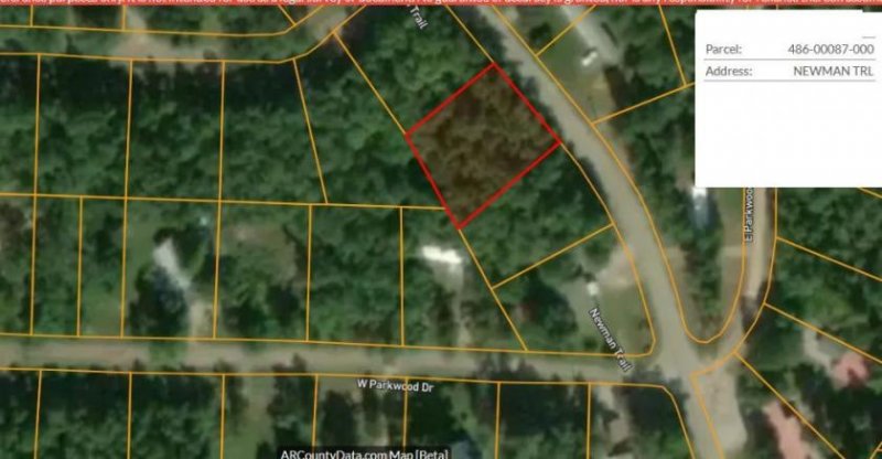 Williford 468-00087 - Land in Amerika Grundstück 0.28 acres- 1165.00m2 direkt von Eigentümer in Seenähe und Stadtnähe Grundstück