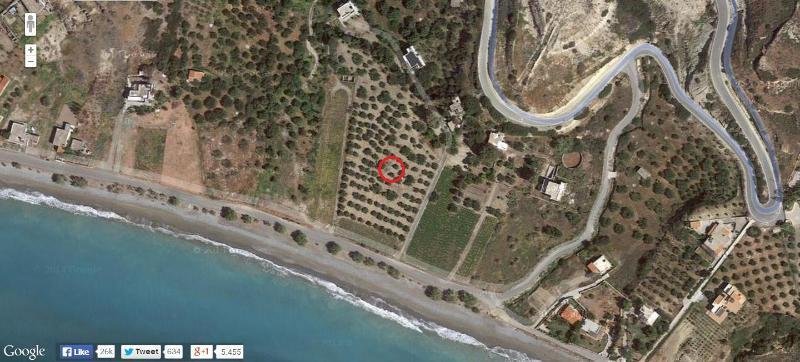 Irakleio - Keratokampos Einmaliges Grundstück mit 2.100 qm vor dem Strand in Kreta Iraklion Grundstück kaufen