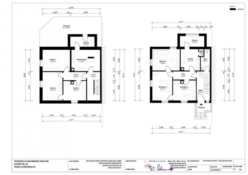 Gernsbach Provisionsfrei: Doppelhaushälfte mit Potential und Grundstück Haus kaufen