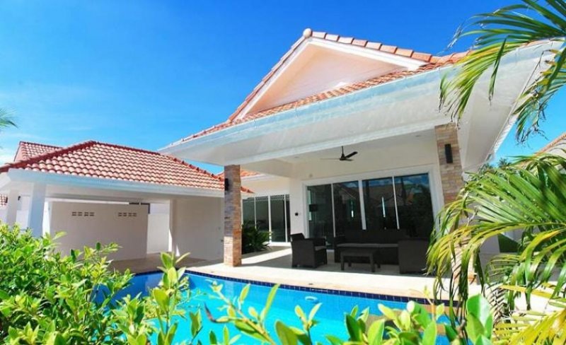 Hua Hin SICHERE VOLLMÖBLIERTE POOLVILLA in umschlossenem Resort in Nord HUA-HIN Haus kaufen