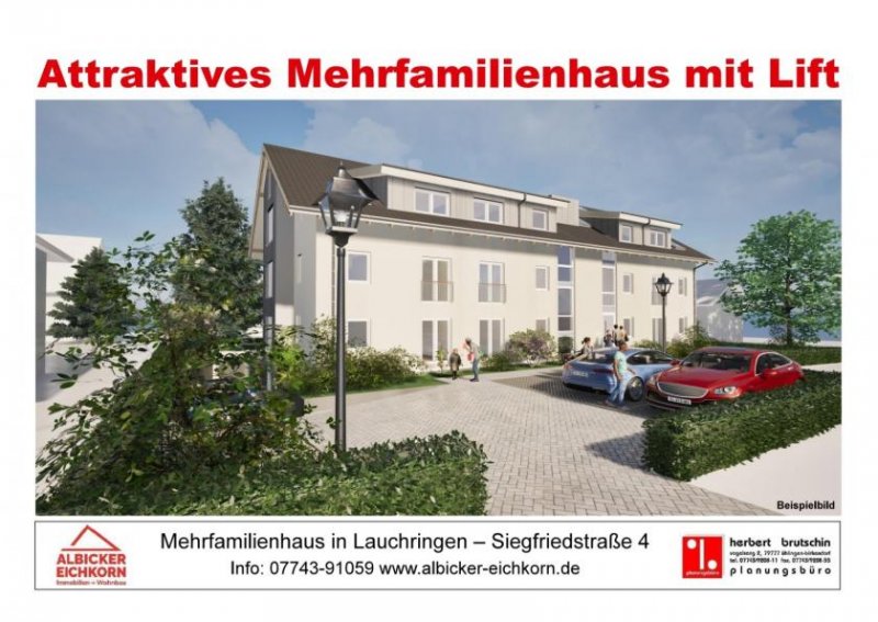 Lauchringen 3 Zi. EG mit Terrasse ca. 94 m² - Wohnung 1 - Siegfriedstr. 4, 79787 Lauchringen - Neubau Wohnung kaufen