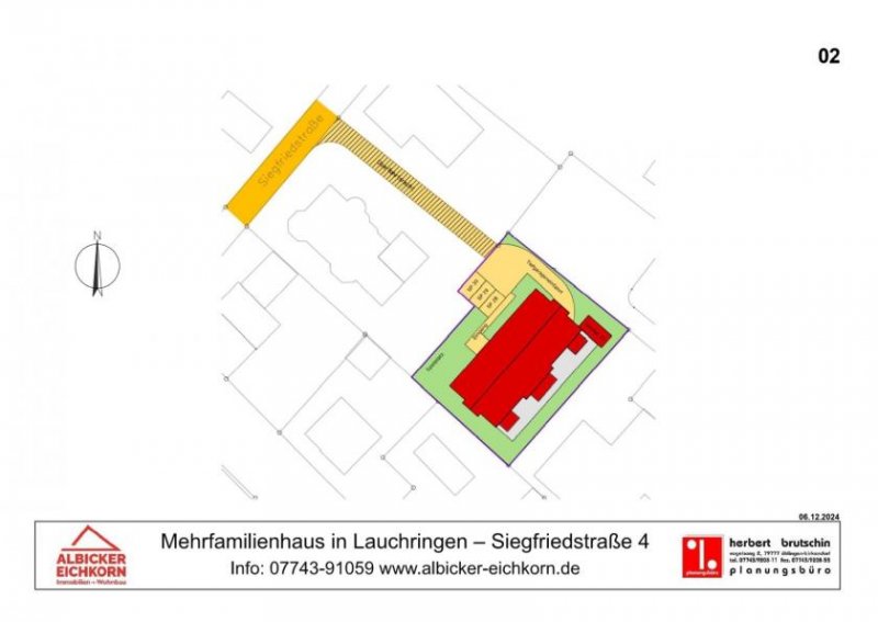 Lauchringen 3 Zi. + Galerie DG mit Balkon ca. 75 m² - Wohnung 8 - Siegfriedstr. 4, 79787 Lauchringen - Neubau Wohnung kaufen