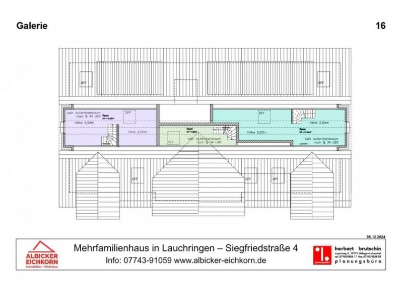 Lauchringen 3 Zi. + Galerie DG mit Balkon ca. 75 m² - Wohnung 8 - Siegfriedstr. 4, 79787 Lauchringen - Neubau Wohnung kaufen