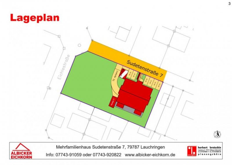 Lauchringen 4 Zi. DG mit Balkon inkl. Galerie ca. 109 m² - Wohnung 5 - Sudetenstr. 7a, 79787 Lauchringen - Neubau Wohnung kaufen