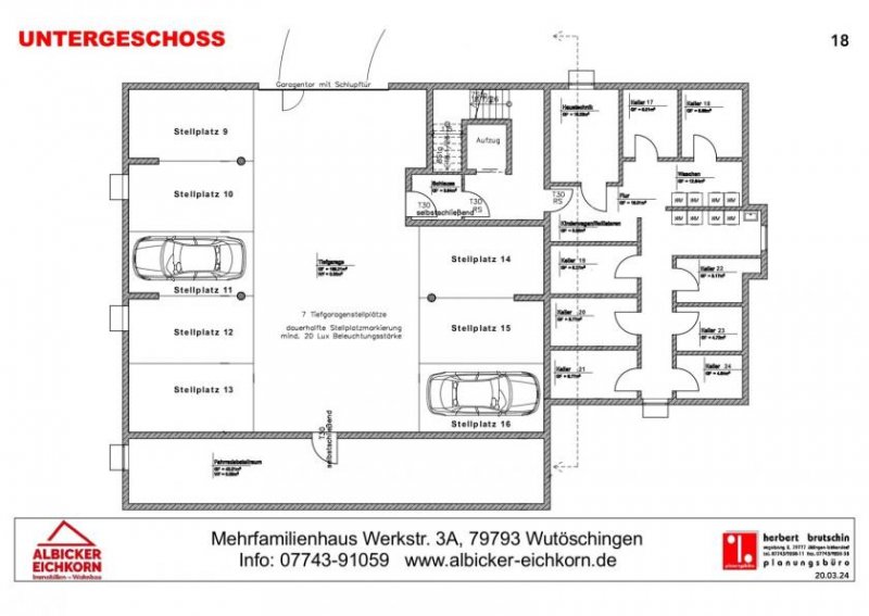 Wutöschingen 3 Zi. OG mit Balkon ca. 86 m² - Wohnung 6 - Werkstraße 3a, 79793 Wutöschingen - Neubau Wohnung kaufen