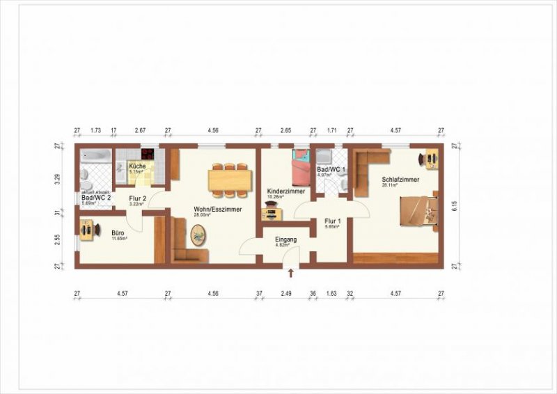 München Preisreduzierte 107 m² Souterrainwohnung am Perlacher Forst – Jetzt für 570.000 €! Wohnung kaufen