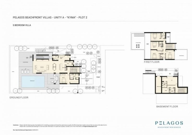  Paphos Luxus Villa Beachfront Palagos Haus kaufen