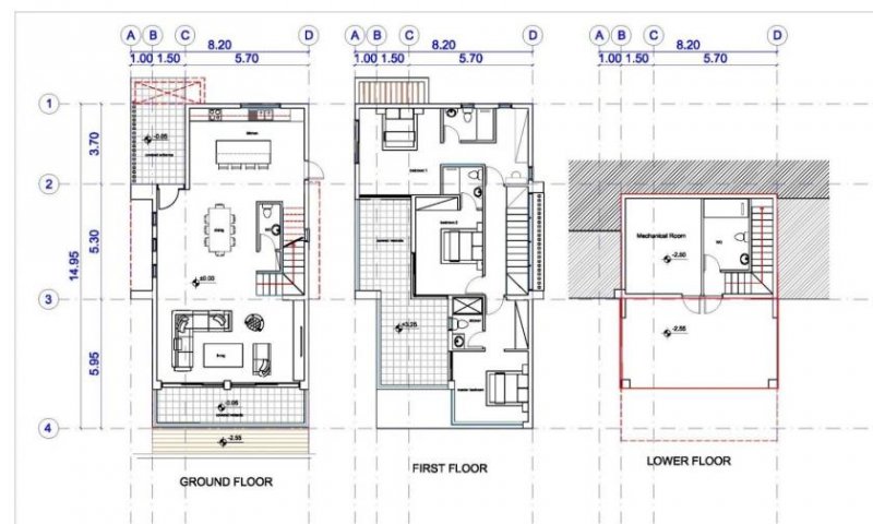 Tala /Paphos 6 Luxus-Villen mit Blick über Paphos und sea view Haus kaufen