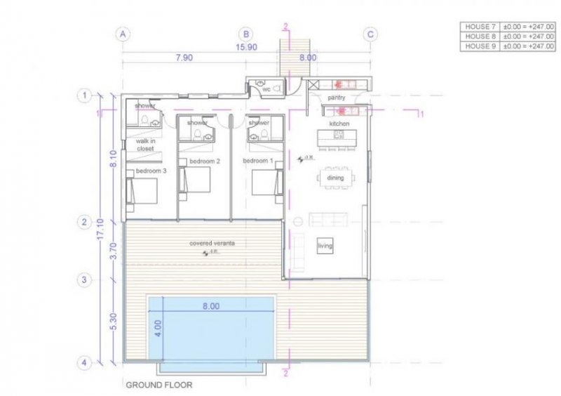 Tala /Paphos Schickes Neubauprojekt mit Meerblick Paphos Haus kaufen