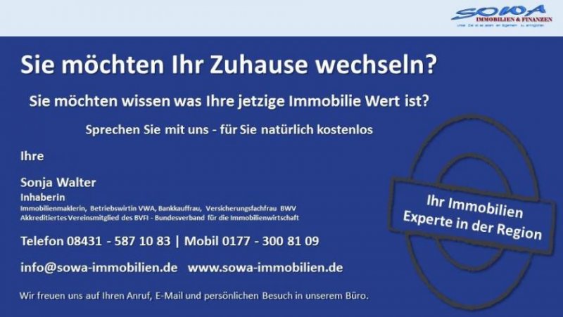 Neuburg an der Donau Charmantes Einfamilienhaus in einer schönen Lage in Neuburg - Ein Eigenheim von Ihrem Immobilienexperten SOWA Immobilien &