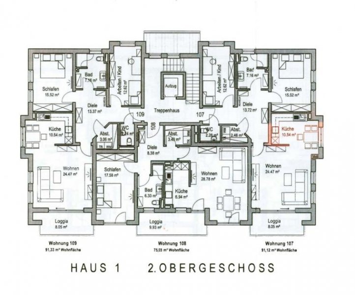 Kirchham Neubau -Exklusive 2 Zimmer Luxus Eigentumswohnung in 9 Fam. Haus / - EG m. Terrasse Wohnung kaufen