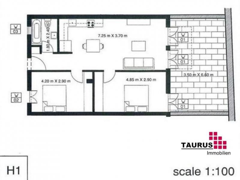 Kyrenia . Ozanköy Apartment Komplex im traditionellen osmanischem Design Wohnung kaufen