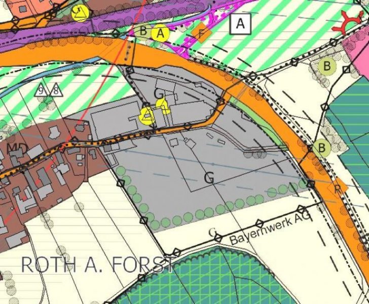 Grub am Forst 21.805 qm GEWERBE Grundstück auch TEILBAR mit schneller Anbindung nach COBURG an der SS 303 / A 73 Grundstück kaufen
