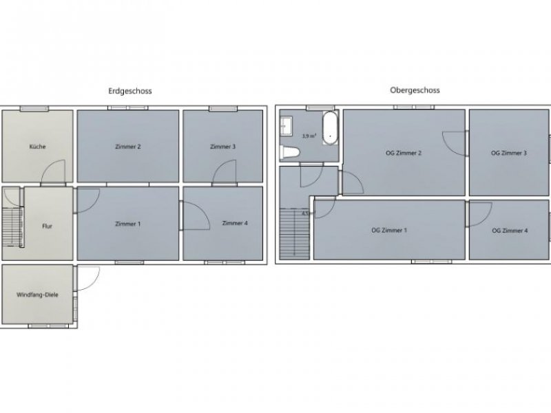 Gotha Doppelhaushälfte mit viel Platz Haus kaufen