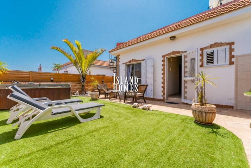 Avgorou 2 bedroom, 1 bathroom semi detached bungalow with hot tub and provisions for a swimming pool, in a quiet village location of -