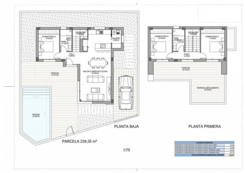 Benijofar NEUBAU MODERNE VILLEN IN BENIJOFAR. . Neubauvillen in Benijófar, einer privilegierten Gegend der Costa Blanca, ausgestattet