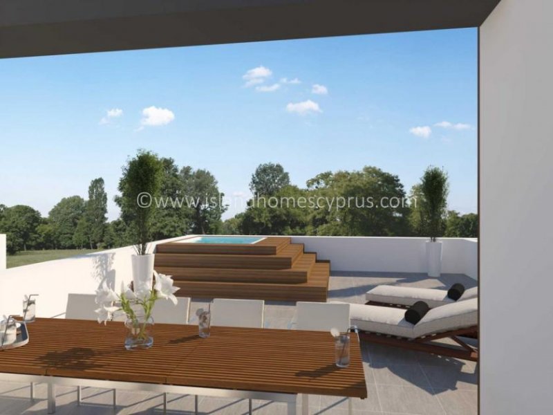 Deryneia 3 Bedroom, 2 bathroom, first floor NEW BUILD apartment, with large terrace in traditional village location of Deryneia - beau