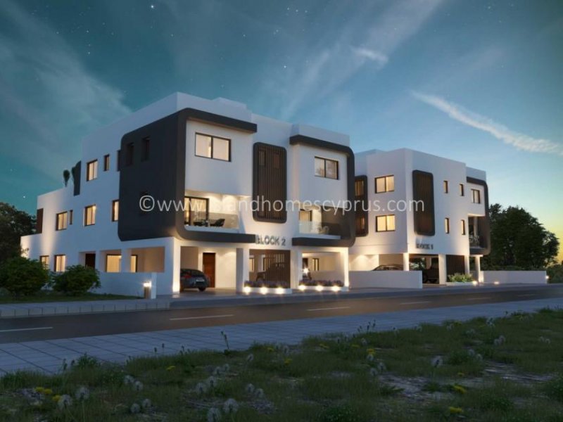 Deryneia 3 Bedroom, 2 bathroom, first floor NEW BUILD apartment, with large terrace in traditional village location of Deryneia - beau