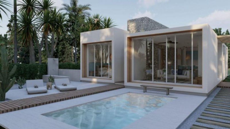 Fortuna IBIZENKISCHE VILLA IN TRADITIONELLEM SPANISCHEM DORF. . Villa auf einer Etage mit einem großen Grundstück von 397 m² in in