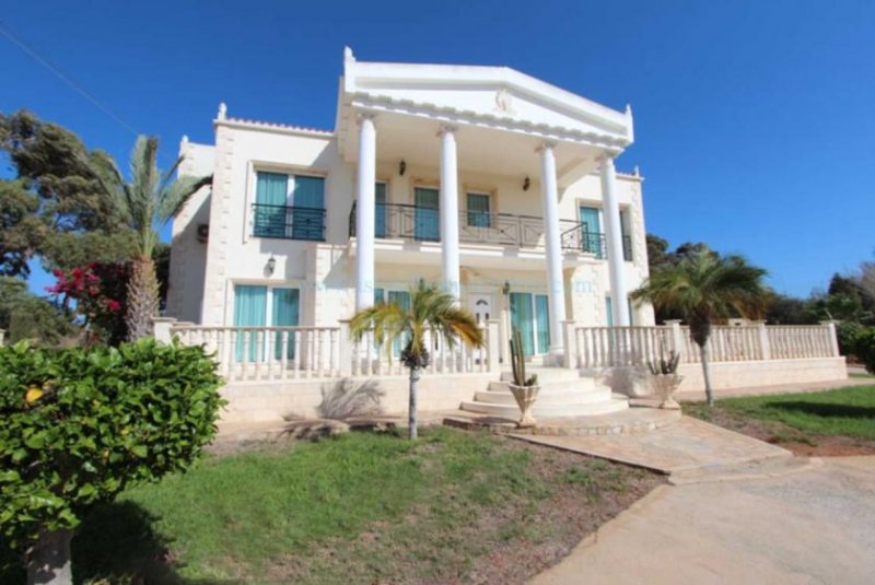 Kokkines Magnificent panoramic sea views across Ayia Napa from this splendid 5 bedroom, 4 bathroom luxury villa with additional maid`s -