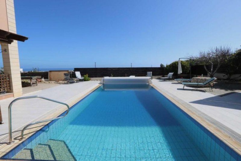 Paralimni A beautiful 5 bedroom detached property set on 1800m2 plot with private swimming pool and elevated Panoramic Sea Views - on a q