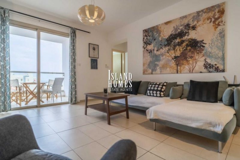 Pernera 2 bedroom, second floor, fully furnished apartment with SEA VIEWS, communal swimming pool and roof garden on popular coastal -