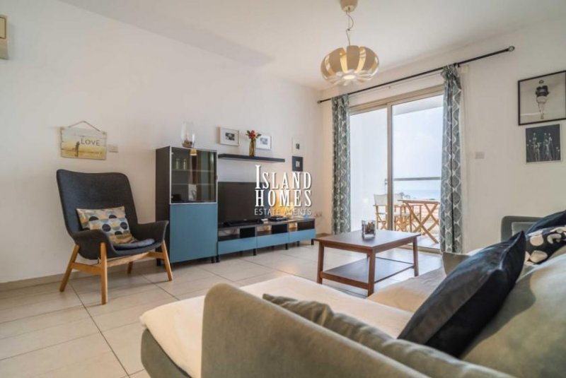 Pernera 2 bedroom, second floor, fully furnished apartment with SEA VIEWS, communal swimming pool and roof garden on popular coastal -