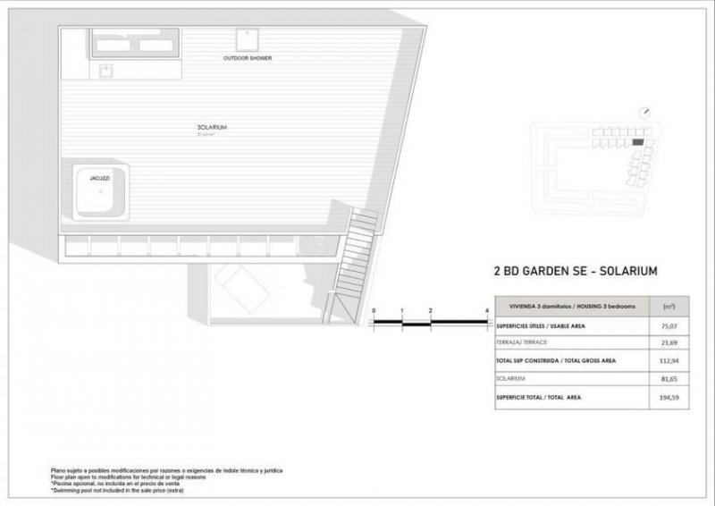 Torrevieja DESIGN-BUNGALOW AM MEER. . Wohnen in einem neu entwickelten Gebiet, nur 250 m vom Meer entfernt. Ausgezeichnete Lage ganz in