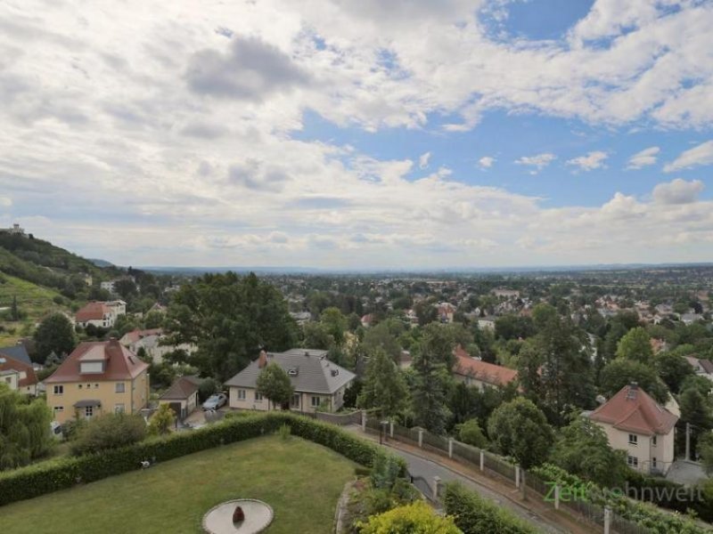 Radebeul (EF1175_M) Dresden: Radebeul, exklusive möblierte Villen-Wohnung mit Blick über das Elbtal, Service inklusive Wohnung mieten