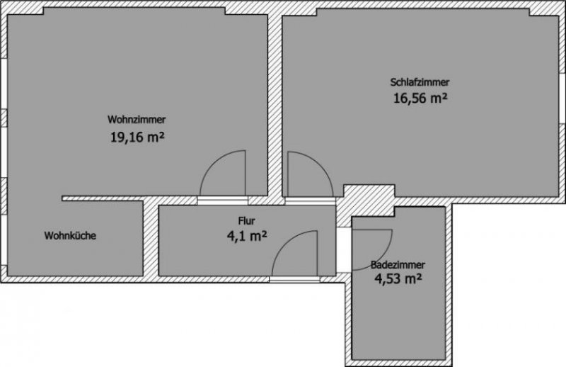 Riesa ***KLEIN... FEIN... MEIN...*** Hübsche 2-Raumwohnung mit Wannenbad in Riesa zu vermieten Wohnung mieten