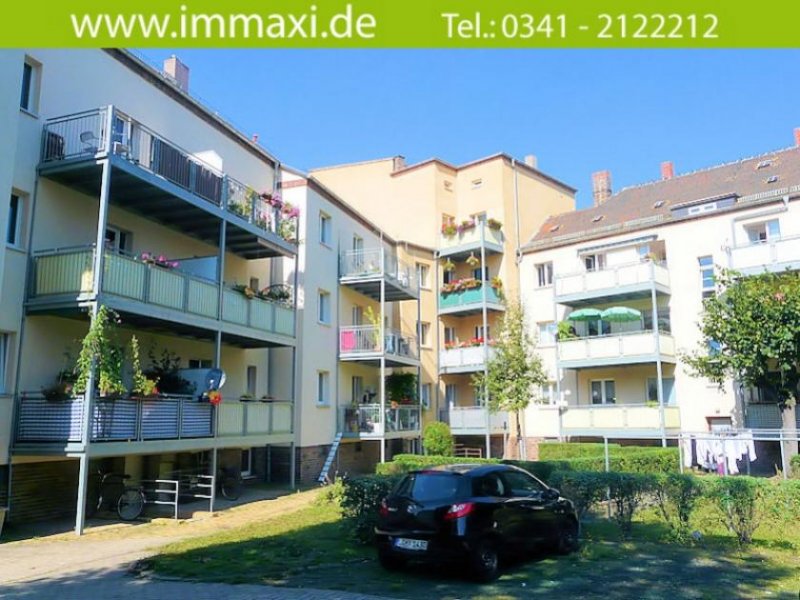 Leipzig WAHREN + 3 RAUM WOHNUNG + BALKON + EINBAUKÜCHE + GÄSTE WC Wohnung mieten