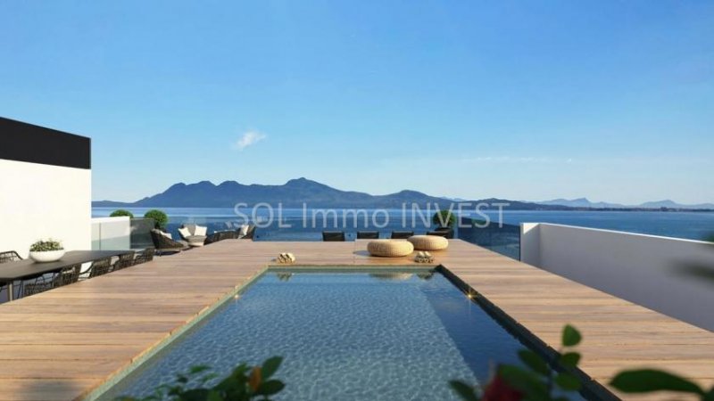 Puerto de Pollensa / Pollença Penthouse-Apartament in erster Linie zum Meer Wohnung mieten