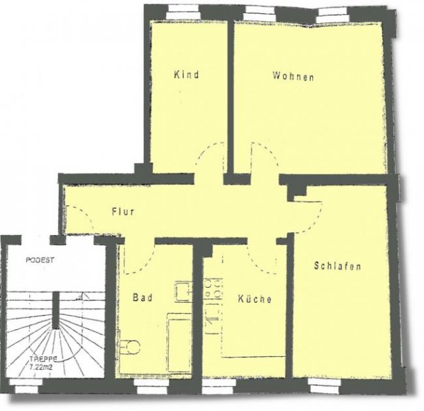 Zwickau Geräumige Dreizimmerwohnung in zentrumsnaher, aber ruhiger Lage Nähe Campus Wohnung mieten