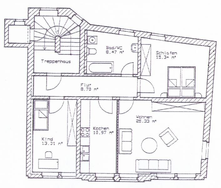 Werdau Sanierter Altbau Wohnung mieten