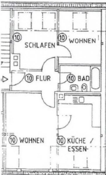 Chemnitz *** Gemütliche DG 3-Zimmer mit Wannenbad und Parkett im Zentrum! *** Wohnung mieten