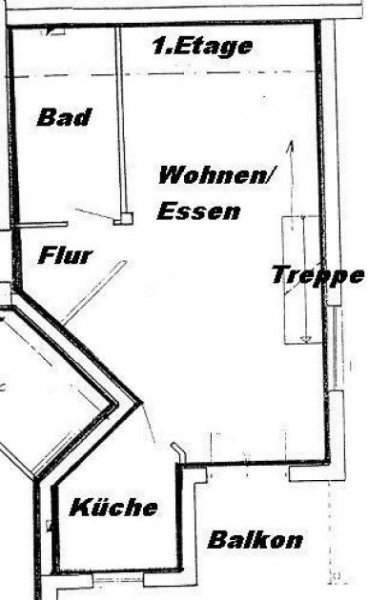 Chemnitz DG 2-Zimmer Maisonette mit Wannenbad, Laminat, Abstellraum, EBK und Carport in Toplage! Wohnung mieten