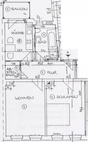 Chemnitz Großzügige 2-Zi. mit Lam., Wanne, Dusche, Balkon und Stellpl. Wohnung mieten