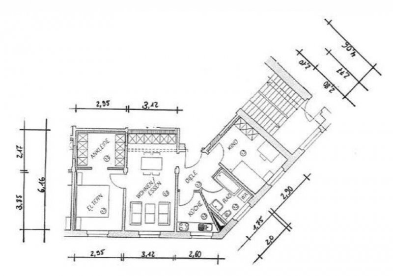 Thalheim (Erzgebirgskreis) Gemütliche 3-Zimmer mit Wannenbad in guter Lage Wohnung mieten