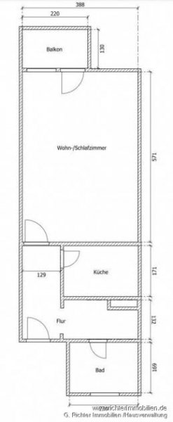 Freiberg 1 Zimmer Wohnung mit EBK, Balkon und Tiefgaragenstellplatz Wohnung mieten