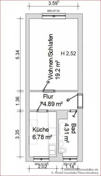 Weißenborn (Landkreis Mittelsachsen) 1-Zimmer-Erdgeschosswohnung in Weißenborn Wohnung mieten