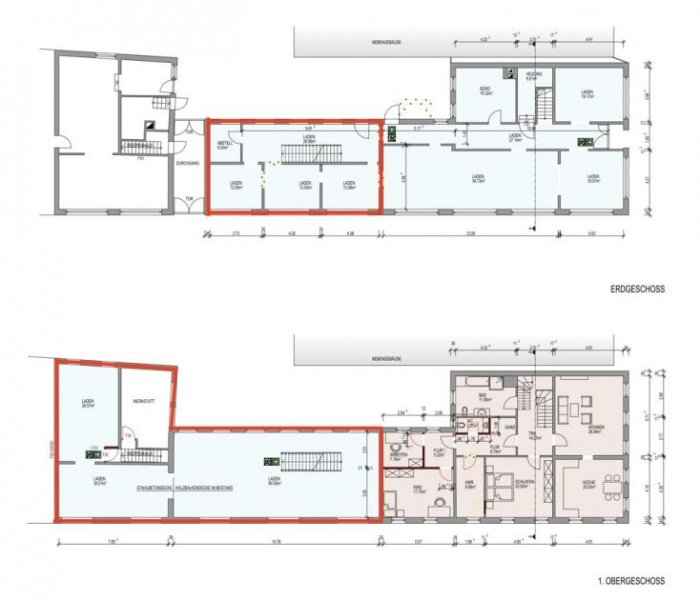 Aurich * Gewerbefläche * Erdgeschoss und 1. Obergeschoss * zentral am ZOB * große helle Räume * Gewerbe mieten