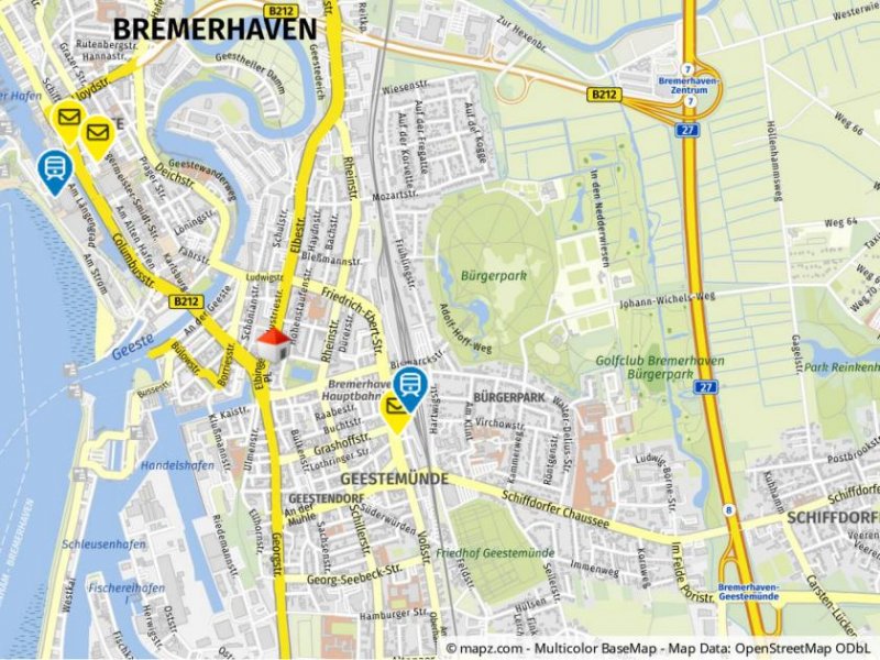 Bremerhaven Gewerbe (Werkstatt-Büro-Lager) in zentraler Lage von Bremerhaven Gewerbe mieten