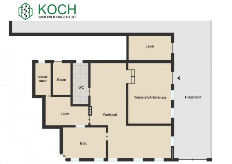 Bremerhaven "frei" gestaltbare Gewerbefläche (Werkstatt/Büro/Lager) in zentraler Lage Gewerbe mieten